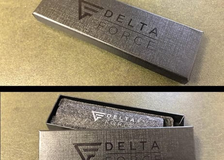 DELTA FORCE STONE PICK 1本 ロゴ入り シルバー | デルタフォース ストーンピック タイヤ溝 除去ツール 石取り ストーンリムーバー バタフライナイフ風