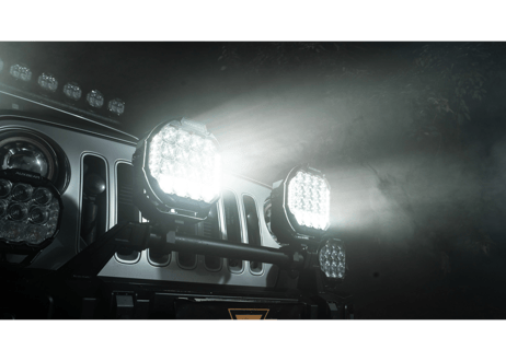 MASTER-T Series 9" Combo Beam Off-Road Lights with Dynamic Start-Up Amber Backlight