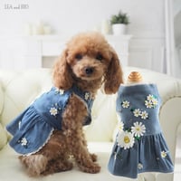 デニムワンピース 犬 猫