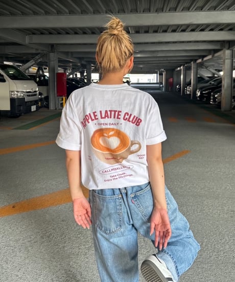 balloon latte photo tee