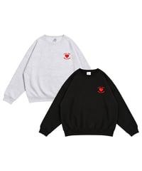 balloon heart logo crew sweat