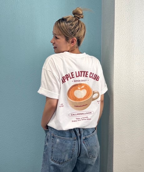 balloon latte photo tee