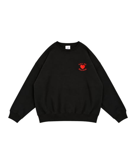 balloon heart logo crew sweat