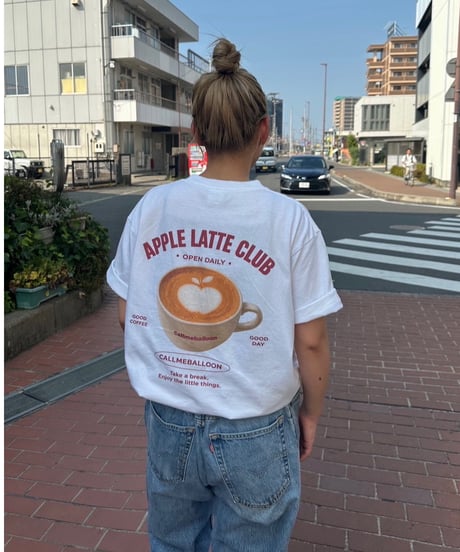 balloon latte photo tee