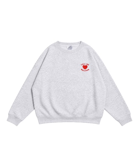 balloon heart logo crew sweat