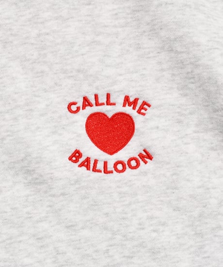 balloon heart logo crew sweat