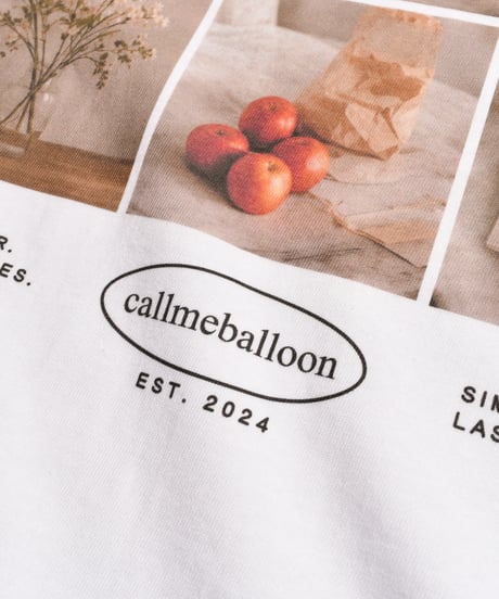 balloon apple photo tee