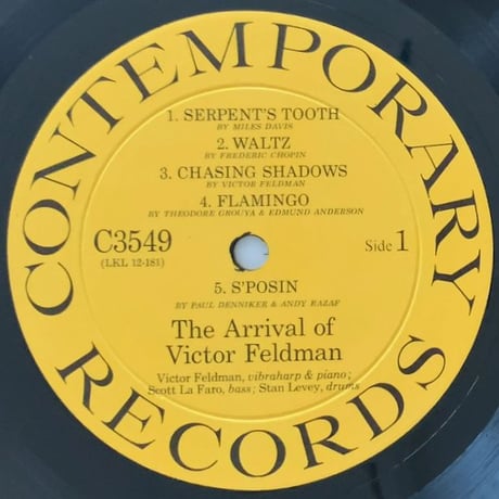 VICTOR FELDMAN - The Arrival of (CONTEMPORARY C3549)