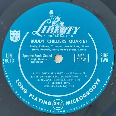 BUDDY CHILDERS - Buddy Childers Quartet (LIBERTY LJH6013)