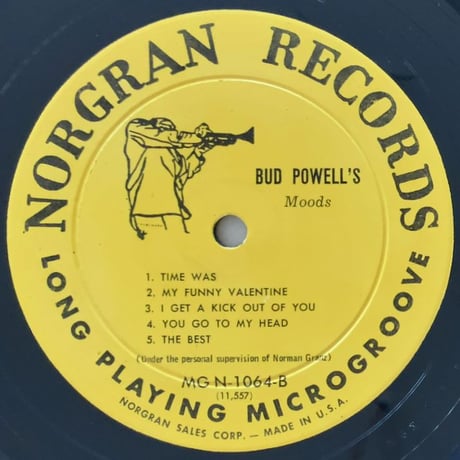 BUD POWELL - Moods (NORGRAN MGN-1064)