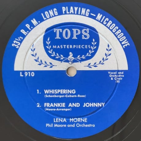 LENA HORNE - Sings (TOPS L910)