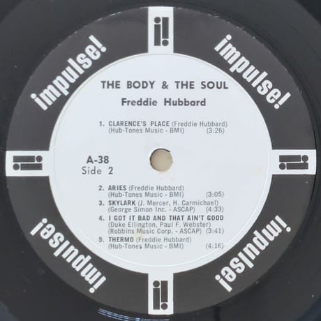 FREDDIE HUBBARD - The Body & Soul (impulse! A-38) Promo