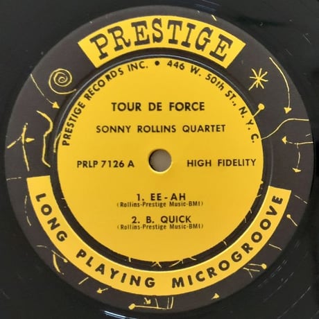 SONNY ROLLINS - Tour De Force (PRESTIGE PRLP7126)