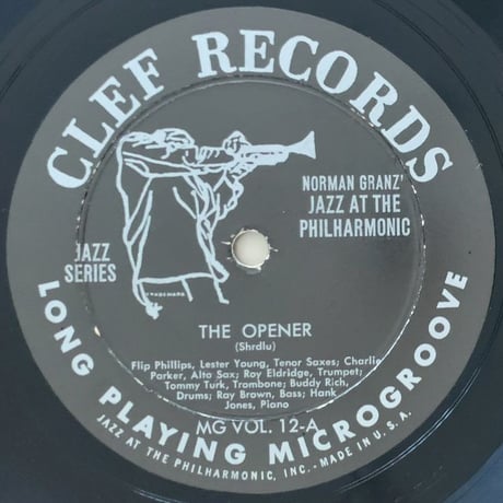 CHARLIE PARKER, LESTER YOUNG, etc. - Jazz At The Philharmonic Vol.12 (CLEF MGVOL.12)