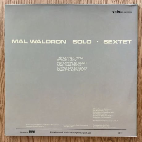 MAL WALDRON - Moods (ENJA ENJA3021+23)