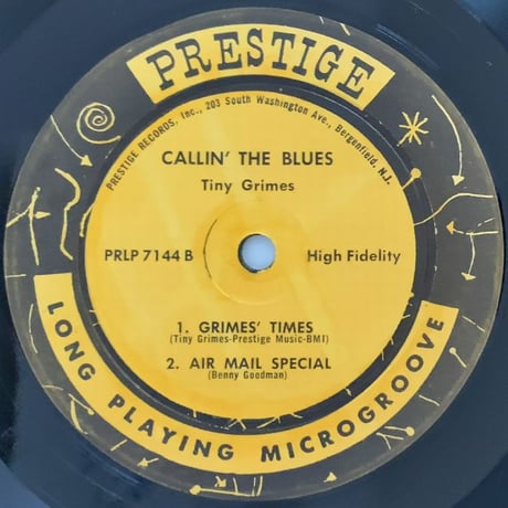TINY GRIMES - Callin' The Blues (PRESTIGE PRLP7144)