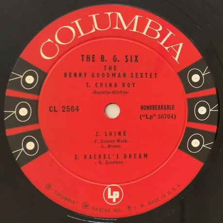 BENNY GOODMAN - The B.G. Six (COLUMBIA CL2564)