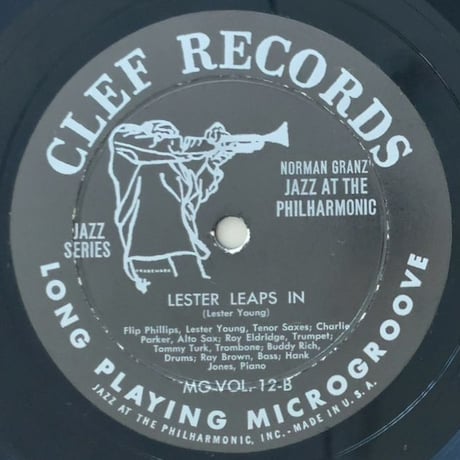 CHARLIE PARKER, LESTER YOUNG, etc. - Jazz At The Philharmonic Vol.12 (CLEF MGVOL.12)