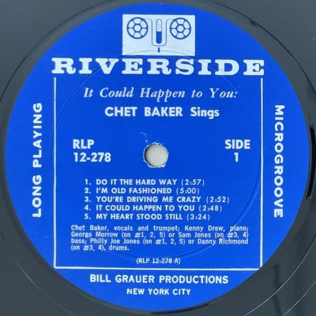 CHET BAKER - It Could Happen To You (RIVERSIDE RLP12-278)