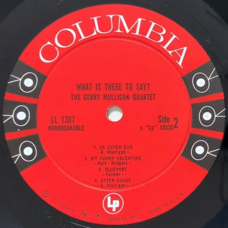 GERRY MULLIGAN - What is There to Say ? (COLUMBIA CL1307)