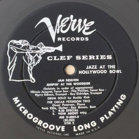 ELLA FITZGERALD, OSCAR PETERSON - Jazz at the Hollywood Bowl (VERVE MGV-8231-2)