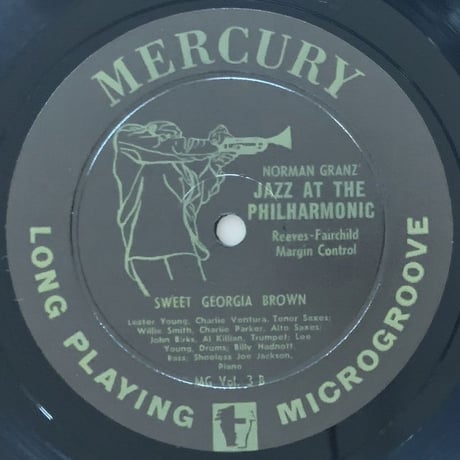 LESTER YOUNG, WILLIE SMITH - Jazz at The Philharmonic Vol.3 (MERCURY MGVol.3)