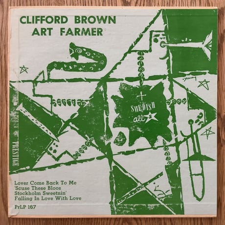 CLIFFORD BROWN - ART FARMER and Swedish All Stars (PRESTIGE PRLP167)