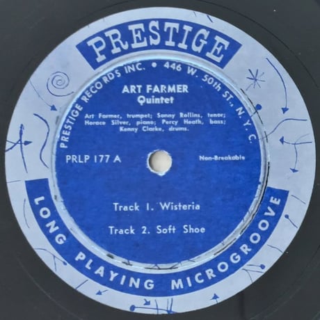 ART FARMER - Art Farmer Quintet (PRESTIGE PRLP177)