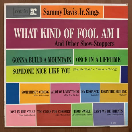 SAMMY DAVIS JR. - What Kind of Fool Am I (REPRISE R-6051)