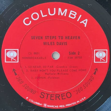 MILES DAVIS - Seven Steps To Heaven (COLUMBIA CS8851)