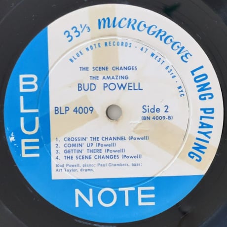 BUD POWELL - The Scene Changes (BLUE NOTE BLP4009)
