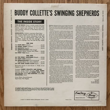 BUDDY COLLETTE - Swinging Shepherds (EMARCY MG36133)