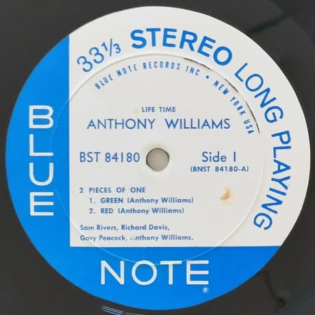 ANTHONY WILLIAMS - Life Time (BLUE NOTE BST84180)