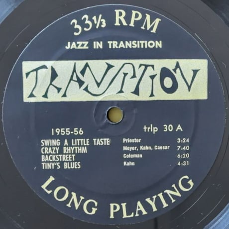 V.A.(Donald Byrd, Pepper Adams, Sun Ra, etc.) - Jazz in Transition (TRANSITION TRLP30)