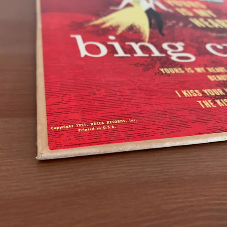 BING CROSBY - Yours Is My Heart Alone (DECCA DL5326)