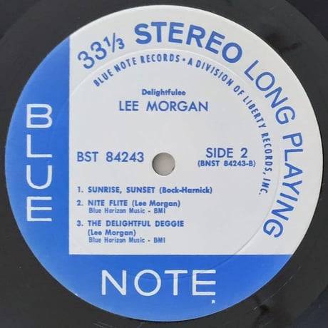 LEE MORGAN - Delightfulee (BLUE NOTE BST84243)