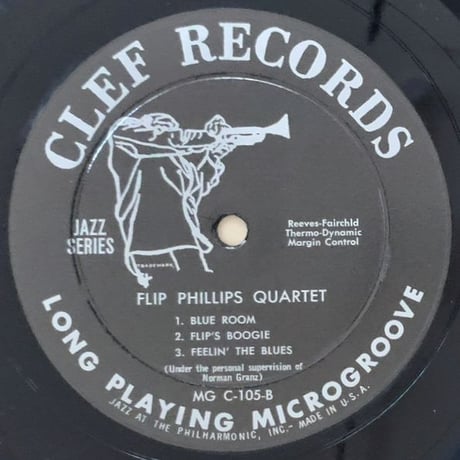FLIP PHILLIPS - Flip Phillips Quartet (CLEF MGC-105)