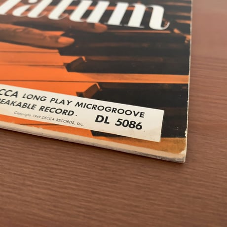 ART TATUM - Piano Solos Volume One (DECCA DL5086)