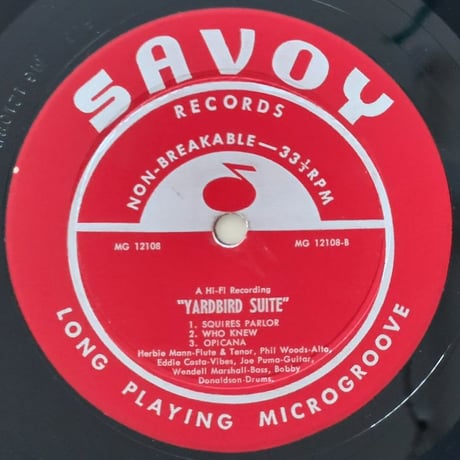 HERBIE MANN - Yardbird Suite (SAVOY MG12108)