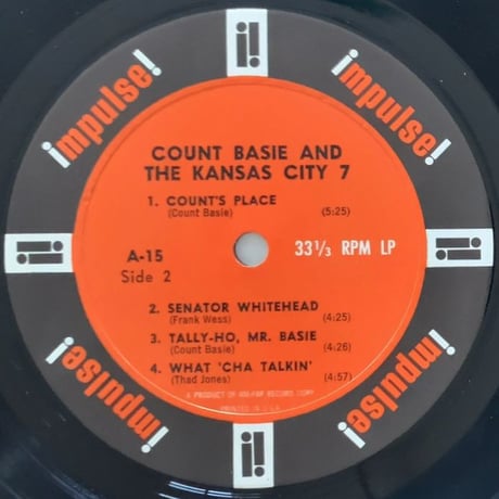 COUNT BASIE - and The Kansas City 7 (impulse! A-15)