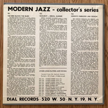 CHARLIE PARKER - The Blows The Blues (DIAL LP901)