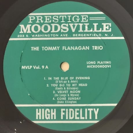 TOMMY FLANAGAN - The Tommy Flanagan Trio (MOODSVILLE MVLP9)