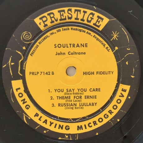 JOHN COLTRANE - Soul Trane (PRESTIGE PRLP7142)