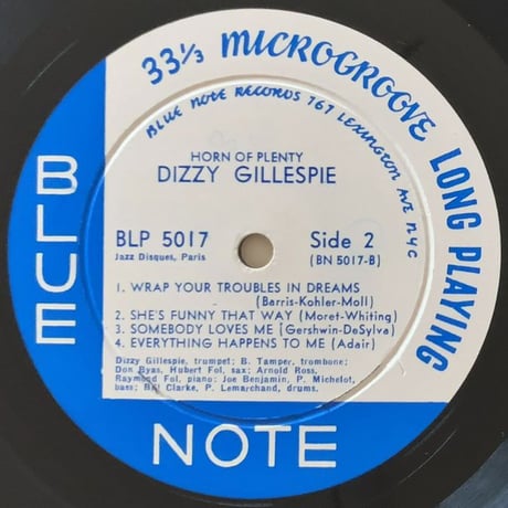 DIZZY GILLESPIE - Horn of Plenty (BLUE NOTE BLP5017)