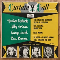 V.A.(Marlene Dietrich, Libby Holman) - Curtain Call (DECCA DL7021)