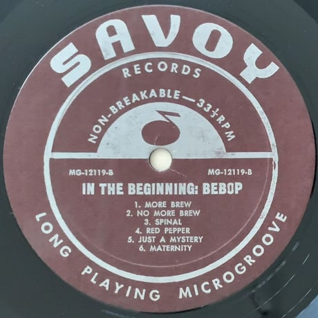 KAI WINDING / BREW MOORE / FATS NAVARRO - In The Beginning… Bebop! (SAVOY MG12119)