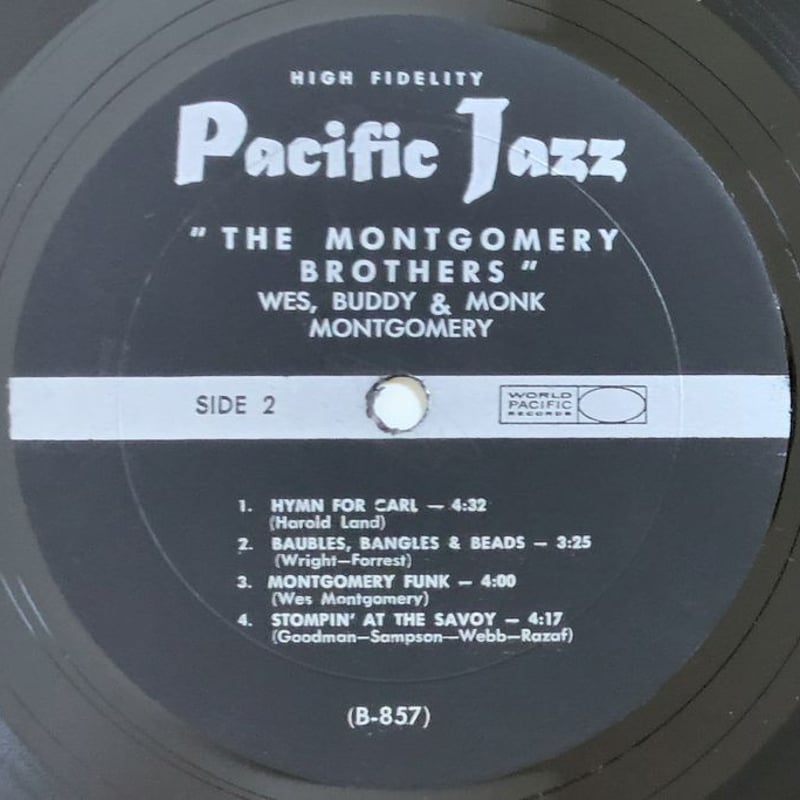 WES, BUDDY & MONK MONTGOMERY - Featuring Harold