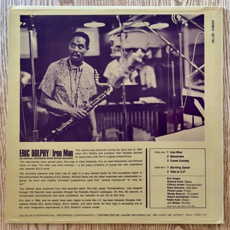ERIC DOLPHY - Iron Man (DOUGLAS SD785)