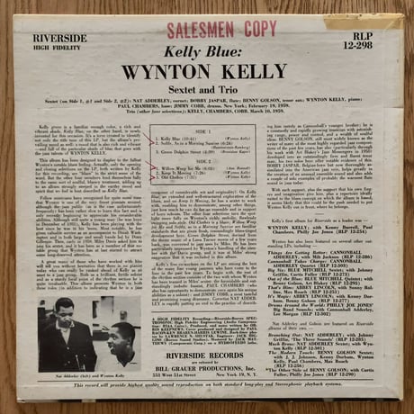 WYNTON KELLY - Kelly Blue (RIVERSIDE RLP12-298)