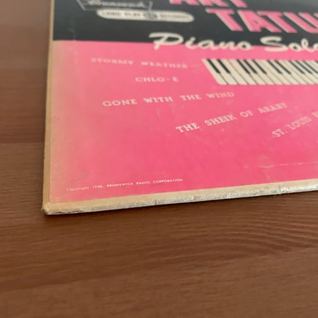ART TATUM - Piano Solos Vol.2 (BRUNSWICK BL58023)